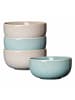Ritzenhoff & Breker 4er Set Müslischalen Matilda in ø 14,5 cm in blau