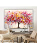 MuchoWow Leinwand bilder Farbiger Baum (BxH)