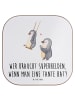 Mr. & Mrs. Panda Glasuntersetzer Lieblings-Tante mit Spruch in Weiß