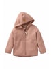 Hessnatur Fleece-Jacke in helles terrakotta