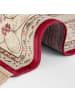 Nouristan Orientalischer Samt Teppich Fransen Antik Negar Rot