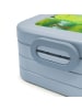 Mr. & Mrs. Panda Snack Box Schildkröte Pause Design mit Spruch in Blau Pastell