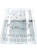 Mr. & Mrs. Panda Glas Einhorn Sternenhimmel mit Spruch in Transparent