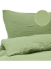 Beliani 3-tlg Bettwäsche-Set SUMNER in Grün
