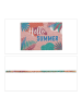 relaxdays Fußmatte "Hello Summer" in Bunt - (L)60 x (B)40 cm