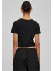 Mister Tee Cropped T-Shirts in black
