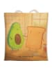 Mr. & Mrs. Panda Tasche Avocado Toast Design ohne Spruch in Weiß