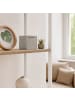 relaxdays Spardose in Silber - (B)15 x (H)15 x (T)15 cm