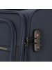 D&N Travel Line 9704 4 Rollen Trolley M 68 cm mit Dehnfalte dark blue