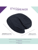 styleBREAKER Feinstrick Beanie Mütze in Dunkelblau