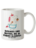 Mr. & Mrs. Panda Becher Einhorn Küche mit Spruch in Weiß