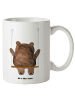 Mr. & Mrs. Panda Tasse Bär Schaukel ohne Spruch in Weiß