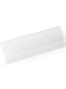 Durable Etikettentasche 1/2 A5 quer mit Falz HardCover transparent Packung ...