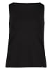 Zero  Basic Shirt mit U-Boot-Ausschnitt in Black Beauty