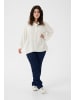 KAFFE curve Langarm-Bluse KCmille Loose fit in Chalk
