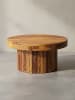 KADIMA DESIGN Couchtisch 60x30x60 cm Massivholz Sofatisch, Design