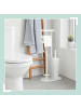 relaxdays WC Garnitur in Weiß - (B)26 x (H)65 x (T)17 cm