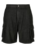 Urban Classics Cargo Shorts in black washed