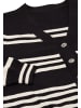 faina Women Cardigan in Schwarz Wollweiss