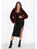 faina Women Jacket in burgundy