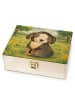 Mr. & Mrs. Panda Teekiste Holz Hund Entspannen Design ohne Spruch in Weiß