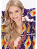 IZIA Women Cardigan in violet multicolor
