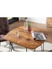 FineBuy Esstisch in Braun / Sheesham / 80x80x76