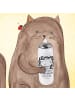Mr. & Mrs. Panda Getränkedosen Trinkflasche Hund Blumen mit Spruch in Weiß
