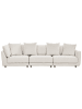 Beliani 3-Sitzer Sofa SIGTUNA in Weiß/Schwarz - (W) 300 x (H) 86 x (L) 102 cm