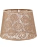 Licht-Erlebnisse Lampenschirm Ø 19.5 x (H)14 cm in CappuccinoCappuccino