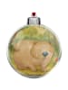 Mr. & Mrs. Panda christbaumkugel Wombat Design ohne Spruch in Weiß