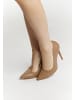 faina Damen Pumps Mit Nieten in Kamel