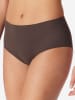 Schiesser Slip Invisible Soft in deep brown