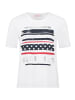 Betty Barclay Basic Shirt mit Aufdruck in Patch White/Dark Blue