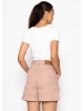 SASSYCLASSY Weite High Waist Jeans Shorts in Rosa