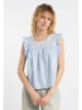 DreiMaster Vintage Damen Bluse in Hellblau
