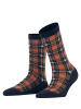 Burlington Socken X-Mas Tartan in Marine