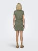 JACQUELINE de YONG Leichtes Stoff Sommer Kleid mit Bindeband in Grün