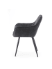 B&D Home 2er-Set: Esszimmerstuhl DIETER in Anthrazit - (B)56 x (H)84 x (T)61 cm