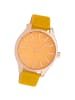 Oozoo Analog-Armbanduhr Oozoo Timepieces gelb groß (ca. 42mm)