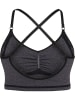 Hummel Hummel Top Hmlmt Yoga Damen Atmungsaktiv Feuchtigkeitsabsorbierenden Nahtlosen in BLACK MELANGE