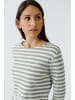 Oui T-Shirt SOLEILA in lt green white