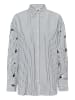 Karen By Simonsen Langarm-Hemd KBEgoni Loose fit in Ombre Blue stripe