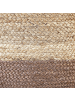 Beliani Pouf DUKI in /Braun/Beige - (W) 50 x (H) 35 x (L) 50 cm
