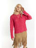 IZIA Damen Strickpullover in Pink