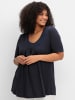 sheego T-Shirt in tiefblau