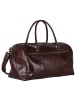 Leonhard Heyden Cambridge Reisetasche Leder 50 cm rotbraun
