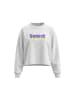 IZIA Women Sweatshirt in Offwhite
