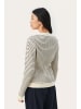 PART TWO Strickjacke FlickaPW Gerade Passform in Whitecap Gray Stripe