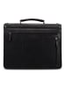 Jost Glasgow Aktentasche RFID Schutz Leder 40 cm Laptopfach black